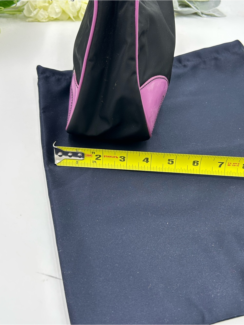 Women's Prada TESSUTO nylon/Leather shoulder Bag made in Italy . PRISTINE - Picture 12 of 12